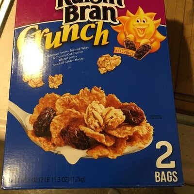 Kellogg's Raisin Bran Cereal Crunch 43.3oz