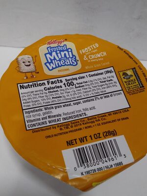 Kellogg's Mini-Wheats Cereal Bite Size Frosted 1oz