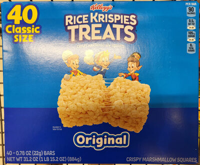 Kellogg's Rice Krispies Treats Squares Original 31.2oz