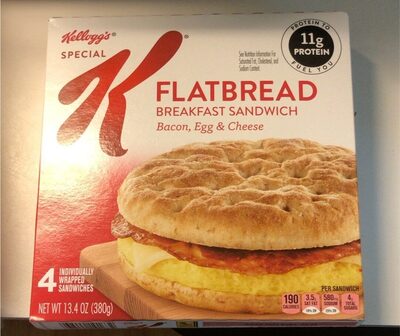 Kellogg's Special K Breakfast Handheld Bacon, Egg & Cheese 13.4oz