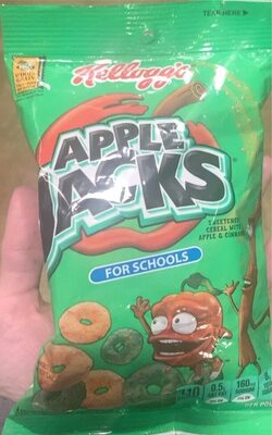 Kellogg's Apple Jacks Cereal Reduced Sugar 1oz