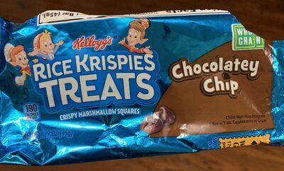Kellogg's Rice Krispies Treats Squares Whole Grain Chocolate Chip 1.59oz