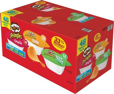 Snack Stacks Potato Crisps, Cheddar Cheese; Sour Cream & Onion