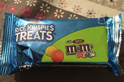 Kellogg's Rice Krispies Treats Squares Milk Chocolate M&M .7oz