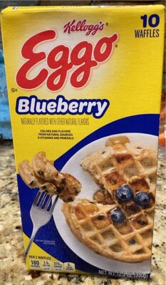 Blueberry Flavored Waffles, Blueberry