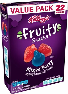 Kellogg's Fruit Pieces Non-Licensed Mixed Berry 17.6oz