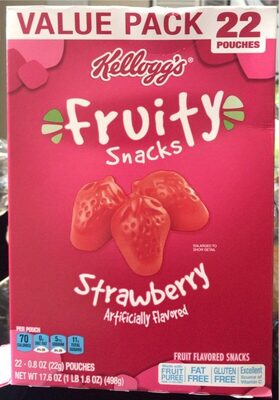 Kellogg's Fruit Pieces Non-Licensed Strawberry 17.6oz