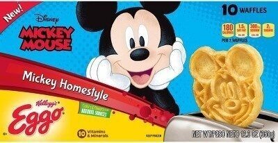 Kellogg's Eggo Waffles Mickey And Friends Homestyle 12.3oz