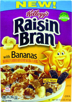 Kellogg's Raisin Bran Cereal Banana 14.5oz