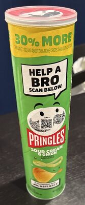 Pringles Crisps Sour Cream & Onion 7.1oz