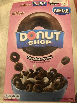Kellogg's Donut Shop Cereal Chocolate 10oz