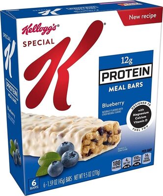Blueberry Protein Meal Bars, Blueberry