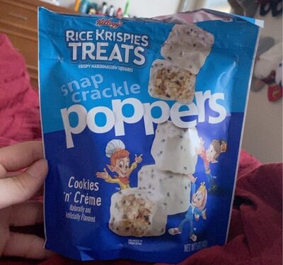 Cookies 'N Creme Flavored Crispy Marshmallow Squares, Cookies 'N' Creme