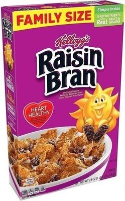 Kellogg's Raisin Bran Cereal Family Size, 24 Oz