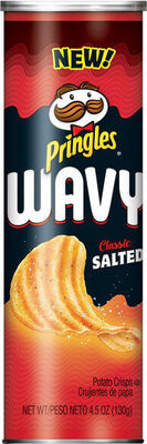 Pringles Wavy Crisps Classic Salted 4.5oz