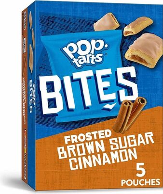 Frosted Brown Sugar Cinnamon Tasty Filled Pastry Bites, Brown Sugar; Cinnamon