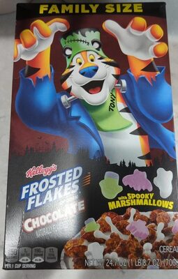 Corn Chocolate With Spooky Marshmallows Cereal, Chocolate