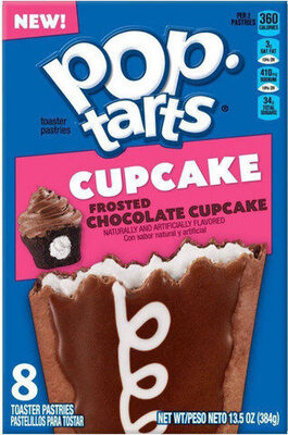Frosted Chocolate Cupcake Flavored Toaster Pastries, Frosted Chocolate Cupcake