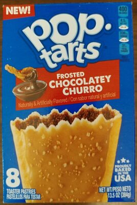 Frosted Chocolatey Churro Toaster Pastries, Chocolatey Churro