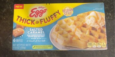 Thick & Fluffy Salted Caramel Belgian Style Waffles, Salted Caramel