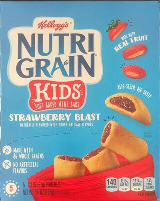Strawberry Bites Soft Baked Mini Bars, Strawberry