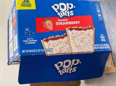 Frosted Strawberry Toaster Pastries, Frosted Strawberry