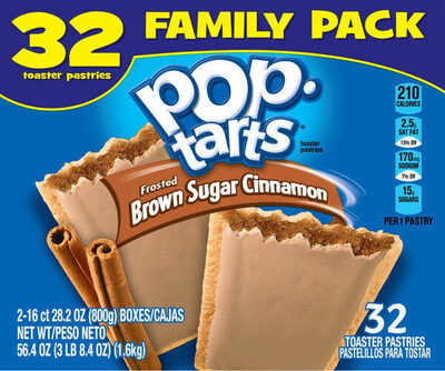 Frosted Brown Sugar Cinnamon Toaster Pastries, Frosted Brown Sugar Cinnamon