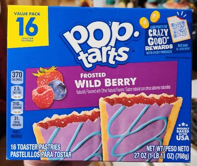 Frosted Wild Berry Toaster Pastries, Frosted Wild Berry