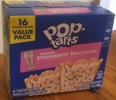 Frosted Strawberry Milkshake Flavored Toaster Pastries, Frosted Strawberry Milkshake