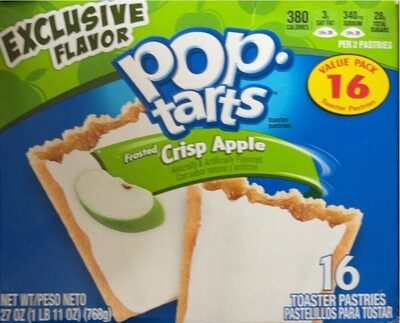 Frosted Crisp Apple Flavored Toaster Pastries, Frosted Crisp Apple