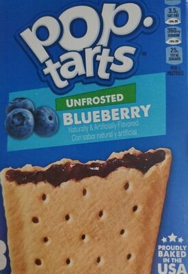 Unfrosted Blueberry Toaster Pastries, Blueberry