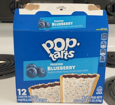Frosted Blueberry Toaster Pastries, Blueberry