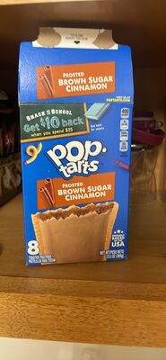 Frosted Brown Sugar Cinnamon Toaster Pastries, Brown Sugar; Cinnamon