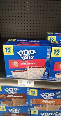 Frosted Strawberry Toaster Pastries, Strawberry
