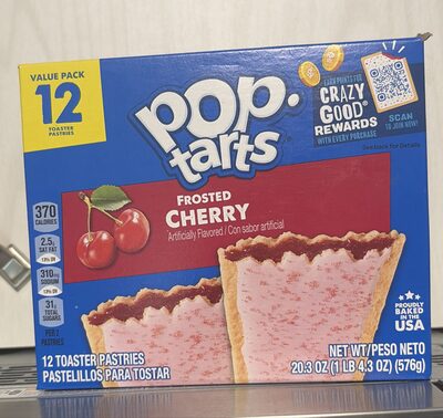 Frosted Cherry Toaster Pastries, Cherry