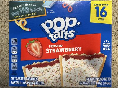 Frosted Strawberry Toaster Pastries, Frosted Strawberry