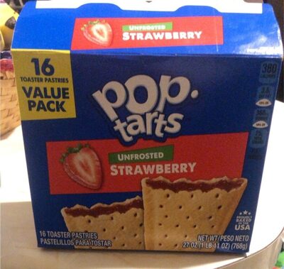 Unfrosted Strawberry Toaster Pastries, Unfrosted Strawberry