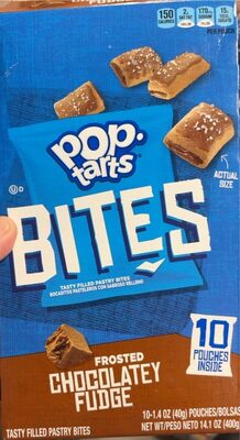 Frosted Chocolatey Fudge Tasty Filled Pastry Bites, Frosted Chocolatey Fudge