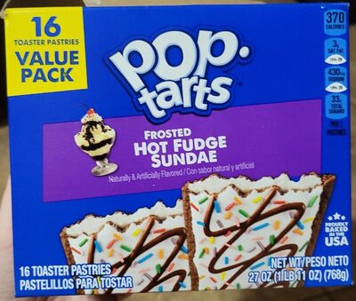 Frosted Hot Fudge Sundae Flavored Toaster Pastries, Frosted Hot Fudge Sundae