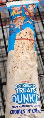 Cookies 'N' Creme Flavored Crispy Marshmallow Squares, Cookies 'N' Creme