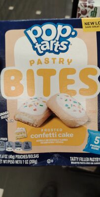 Frosted Confetti Cake Tasty Filled Pastry Bites
