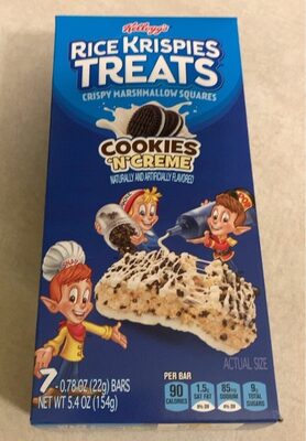 Cookies 'N' Creme Crispy Marshmallow Squares, Cookies 'N' Creme