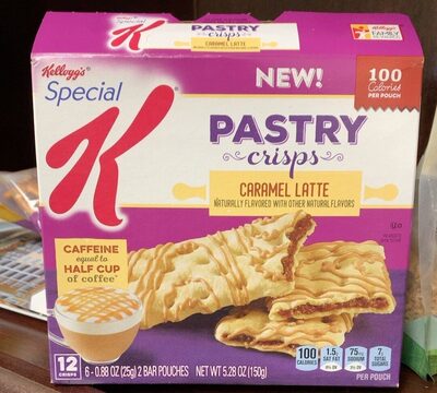 Caramel Latte Pastry Crisps, Caramel Latte