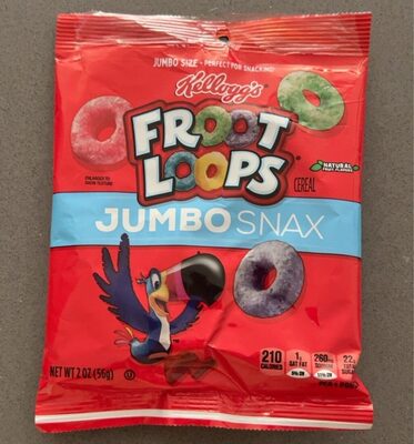 Fruit Flavor Jumbo Snax Cereal, Fruit