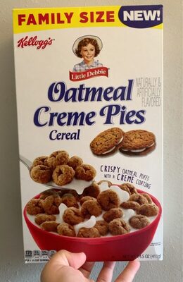 Oatmeal Creme Pies Flavored Cereal, Oatmeal Creme Pies