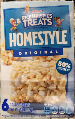Homestyle Original Crispy Marshmallow Squares