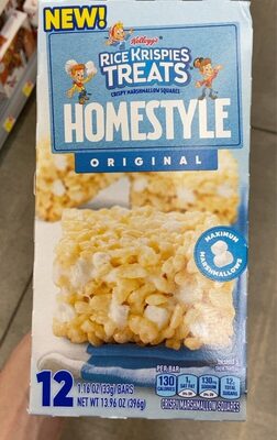 Homestyle Original Crispy Marshmallow Squares, Homestyle Original