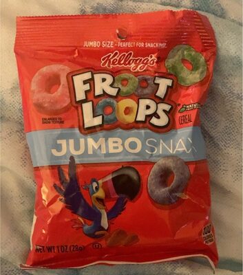 Fruit Flavor Jumbo Snax Cereal, Fruit