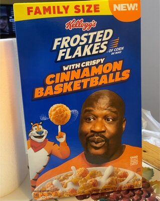 Corn With Crispy Cinnamon Basketballs Cereal, Cinnamon