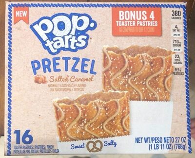 Pretzel Salted Caramel Flavored Toaster Pastries, Pretzel Salted Caramel